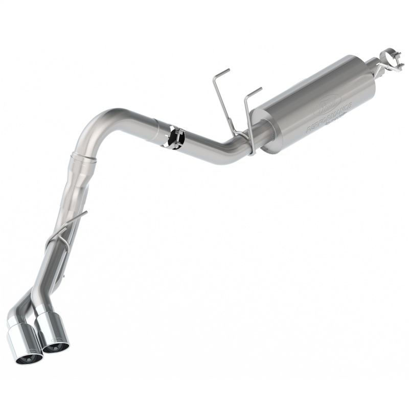Ford Super Duty Performance Exhaust - Side - Ford Racing - Dual Side Exit Sport - Chrome - `20-`22